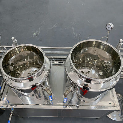 Otomatik Vakum Homogenizer Karıştırıcı Vakum Kozmetik Krem Yapma Makinesi