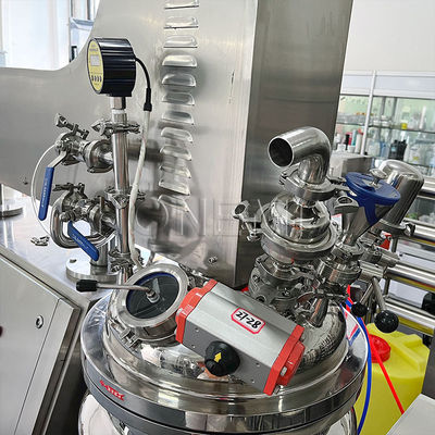 Otomatik Vakum Homogenizer Karıştırıcı Vakum Kozmetik Krem Yapma Makinesi