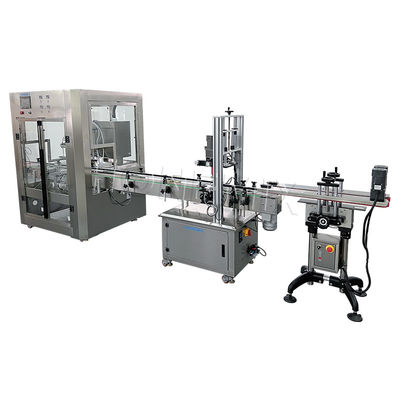 220V Sos Şişesi Sıvı Doldurma Makineleri PLC Kontrolü Sızdırmaz Tasarım