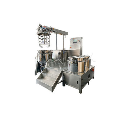 Özelleştirilmiş Vakum Emulsifleştirme Karıştırıcı Otomatik Gel Yapma Makinesi
