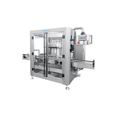 Otomatik Gıda Sınıfı SIEMENS HMI Çoklu Başlı Piston Jam Pastası Doldurma Makinesi
