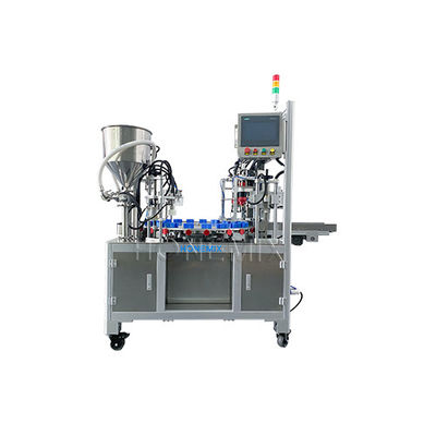 Otomatik İki Başlı Toner Rotary Servo Sıvı Krem Doldurma Kaplama Makinesi