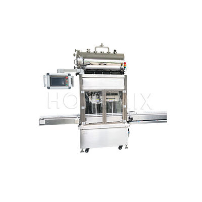 Otomatik Vücut Losyonları Doldurma Hatı Kapak Baskı Makine