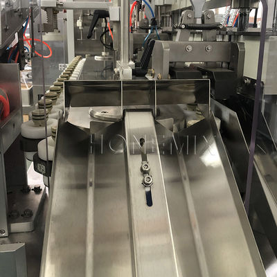 Otomatik Yüksek Hızlı İki Başlı Tüp Doldurma Doldurma Karton Paketleme Makinesi
