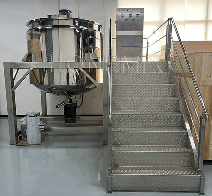 Duş jeli karıştırıcı 3000L homogenizer ceket ısıtma karıştırma tankı
