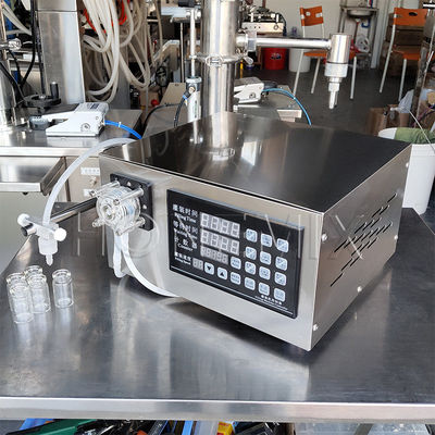 Sıvı Yağ Şişesi Doldurma Makinesi Yarım Otomatik Peristaltik Pompa Masa Üstü Doldurucu