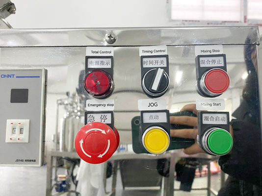 V şekli kuru toz karıştırma makinesi SUS316L Protein toz karıştırıcı CE