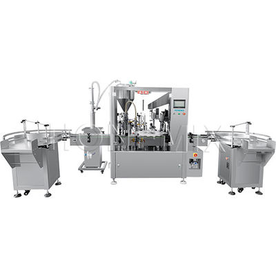 Otomatik Kozmetik Krem Doldurma Makinesi Döner Şişe Doldurma Makinesi